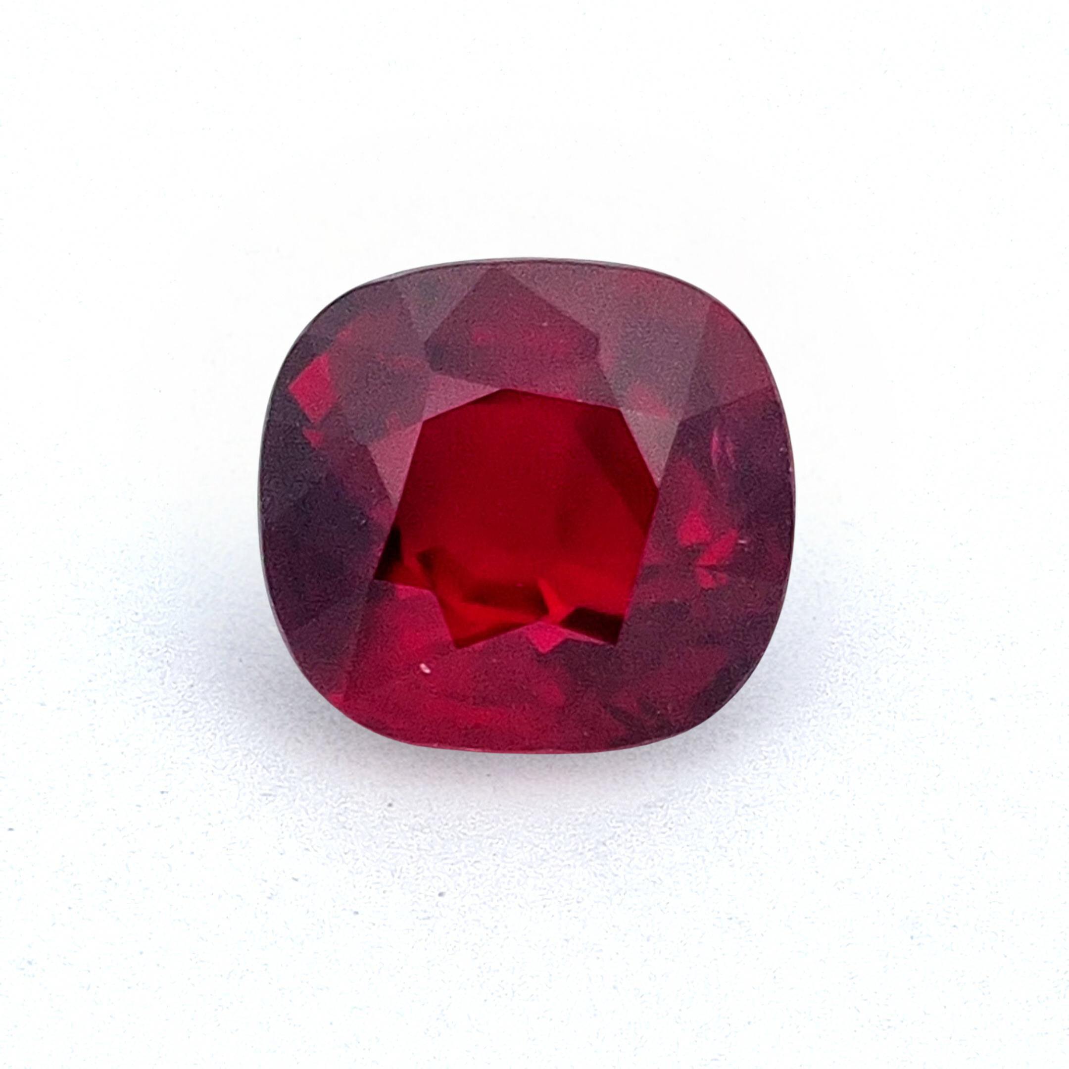 5ct cushion cut natural ruby